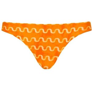 Seafolly Womens Soundwave Hipster Tie Side Bikinibroekje (Dames |oranje)