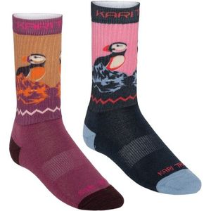 Kari Traa Womens Puffin Sock 2 Pack Merinosokken (Dames |meerkleurig)