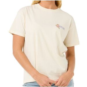 Rip Curl - La Joya Relaxed Tee - T-shirt - Wit/Beige