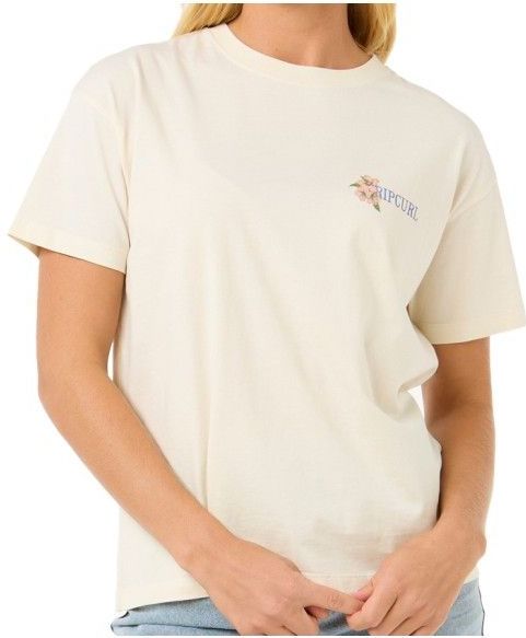 Rip Curl - La Joya Relaxed Tee - T-shirt - Wit/Beige