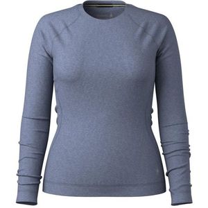Smartwool Womens Merino 250 Baselayer Crew Boxed Merino-ondergoed (Dames |grijs/blauw)