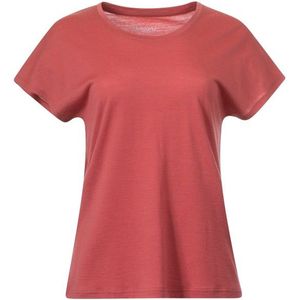 Bergans Womens Whenever Merino Tee Merinoshirt (Dames |rood)