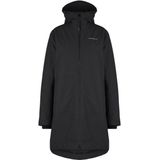 Didriksons - Elena Parka - Lange Jas - Zwart - Waterdicht