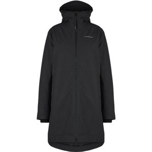 Didriksons - Elena Parka - Lange Jas - Zwart - Waterdicht