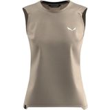 Salewa - Puez Alpine Merino Hybrid - Tanktop - Beige/Grijs