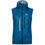 Ortovox - Womens Swisswool Piz Boè - Wollen Bodywarmer - Blauw