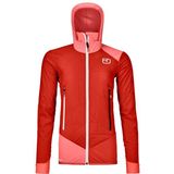 Ortovox - Womens Swisswool Col Becchei - Softshelljack - Rood