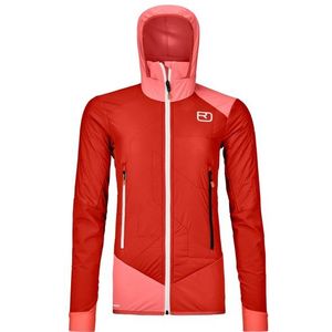 Ortovox - Womens Swisswool Col Becchei - Softshelljack - Rood