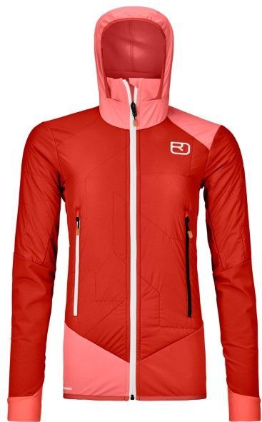 Ortovox - Womens Swisswool Col Becchei - Softshelljack - Rood