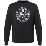 super.natural - Well Equipped Crew - Merinoshirt - Zwart