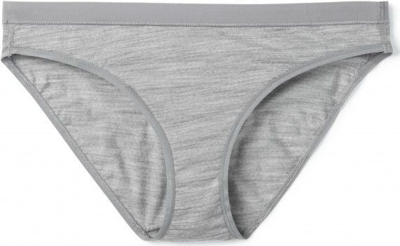 Smartwool Womens Merino Bikini Boxed Merino-ondergoed (Dames |grijs)