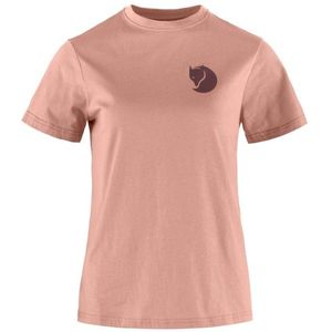 Fjällräven Womens Fox Boxy Logo Tee T-shirt (Dames |roze)