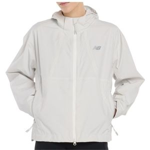 New Balance Womens Better Run Waterproof Jacket Hardloopjack (Dames |grijs |waterdicht)
