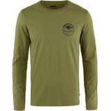 Fjällräven - Forever Nature Badge L/S T-Shirt - Olijfgroen - Longsleeve
