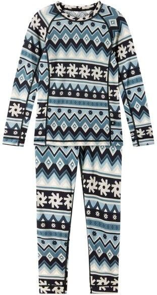 Reima Kids Taitoa Merino-ondergoed (Kinderen |grijs)