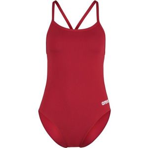Arena Womens Team Swimsuit Challenge Solid Badpak (Dames |rood)