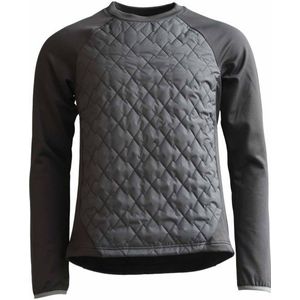 Zimtstern - Spinz Hybrid Sweater - Synthetische Trui - Grijs/Zwart