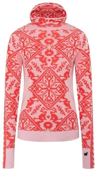 Kari Traa - Saga Hood - Merino-ondergoed - Roze/Rood