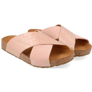 Haflinger Mio Sandalen (roze/bruin/beige)