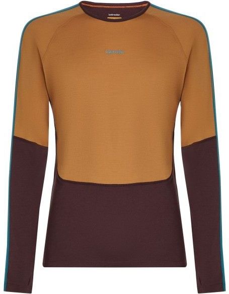 Icebreaker - Merino 200 Oasis+ L/S Crewe - Merino-ondergoed - Bruin