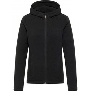Vaude Womens Aland Hooded Jacket Fleecevest (Dames |zwart)
