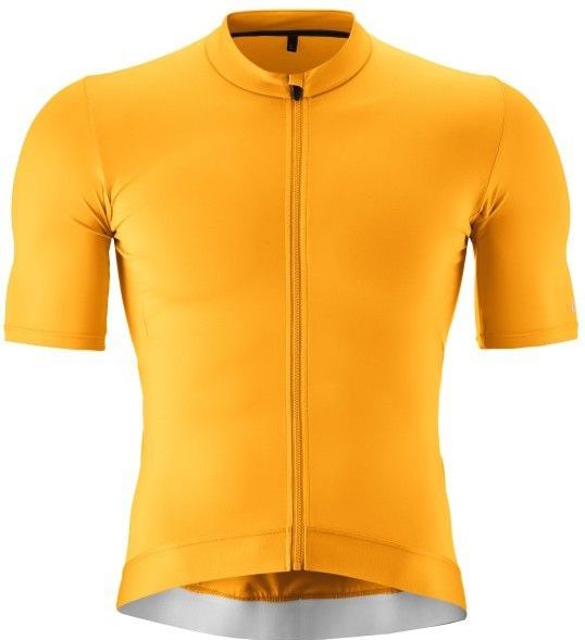 Fiets - Trui - Goudkleur - Korte Mouwen - Slim Fit - Polyester/Elastaan