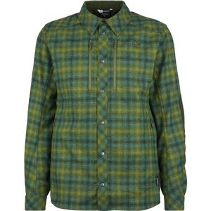 Norrona Finnskogen Wool Shirt Overhemd (Heren |olijfgroen)
