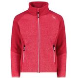 CMP Girls Jacket Jacquard Knitted Stripes Fleecevest (Kinderen |rood)