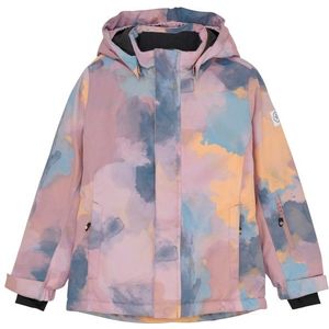 Color Kids Girls Ski Jacket AOP Ski-jas (Kinderen |roze |waterdicht)