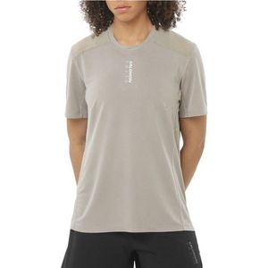 Salomon Womens Salomon Ultra Tee Hardloopshirt (Dames |grijs)