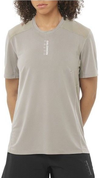 Salomon Womens Salomon Ultra Tee Hardloopshirt (Dames |grijs)