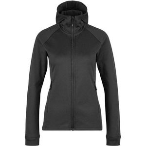 Stoic Womens AlsterbroSt Stretch Fleece Hoody Fleecevest (Dames |zwart/grijs)