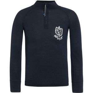 Namuk Kids Honu Merino Half-Zip Longsleeve Merino-ondergoed (Kinderen |blauw)