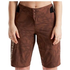 PEPPERMINT Womens Signature Tech Short Fietsbroek (Dames |bruin)
