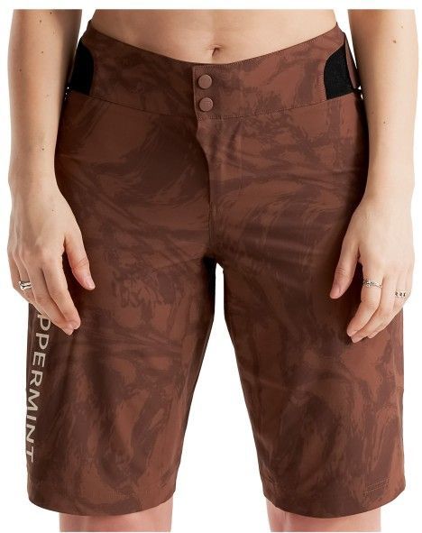 PEPPERMINT - Womens Signature Tech Short - Fietsbroek - Bruin