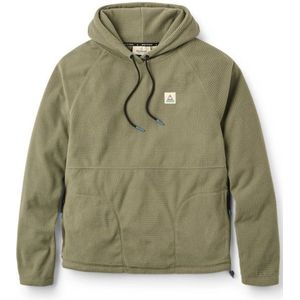 Passenger Point Grid Recycled Fleece Hoodie Hoodie (Heren |olijfgroen)
