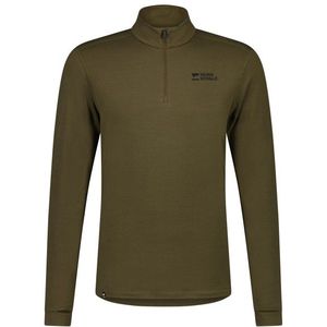 Mons Royale - Cascade Merino Flex 200 - Merino-ondergoed - Bruin/Olijfgroen