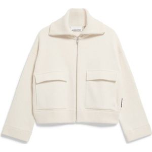 ARMEDANGELS Womens Joaniaas Wollen vest (Dames |wit)