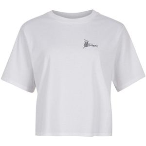 ONeill Womens Global Fire T-shirt (Dames |wit/grijs)