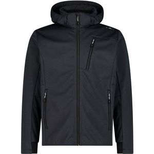 CMP Jacket Zip Hood 34A2937 Softshelljack (Heren |zwart)