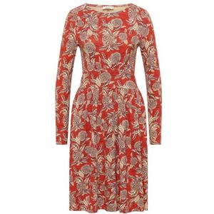 Tranquillo Womens Feminines EcoVero-Kleid Jurk (Dames |bruin)