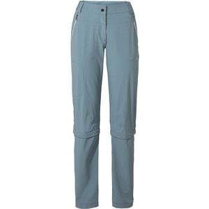 Vaude Womens Farley Stretch Capri T-Zip Pants III Afritsbroek (Dames |grijs)