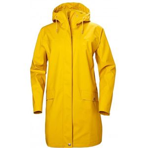 Helly Hansen Womens Moss Rain Coat Lange jas (Dames |geel |waterdicht)