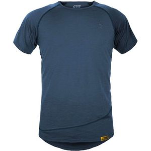 Grüezi Bag - Woodwool T-Shirt Mr Pike - Merinoshirt - Blauw