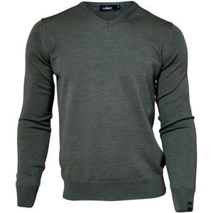Ivanhoe of Sweden Cashwool V-Neck Male Merinotrui (Heren |grijs)