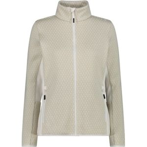 CMP Womens Jacket Jacquard Knitted 35H1596 Fleecevest (Dames |beige/grijs)