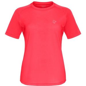 Norrona Womens Femund PureUll T-Shirt Merinoshirt (Dames |watermelon)
