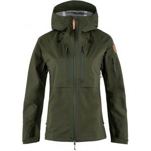 Fjällräven Womens Keb Eco-Shell Jacket Regenjas (Dames |olijfgroen |waterdicht)