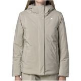 K-Way - Lil Soft Touch Marmotta Jacket - Beige - Dames - Waterdicht