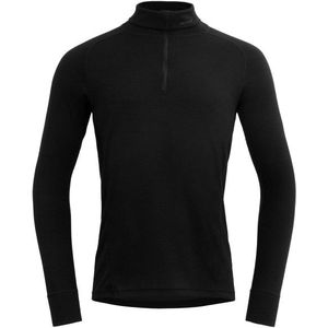 Devold Duo Active Zip Neck Merino-ondergoed (Heren |zwart)